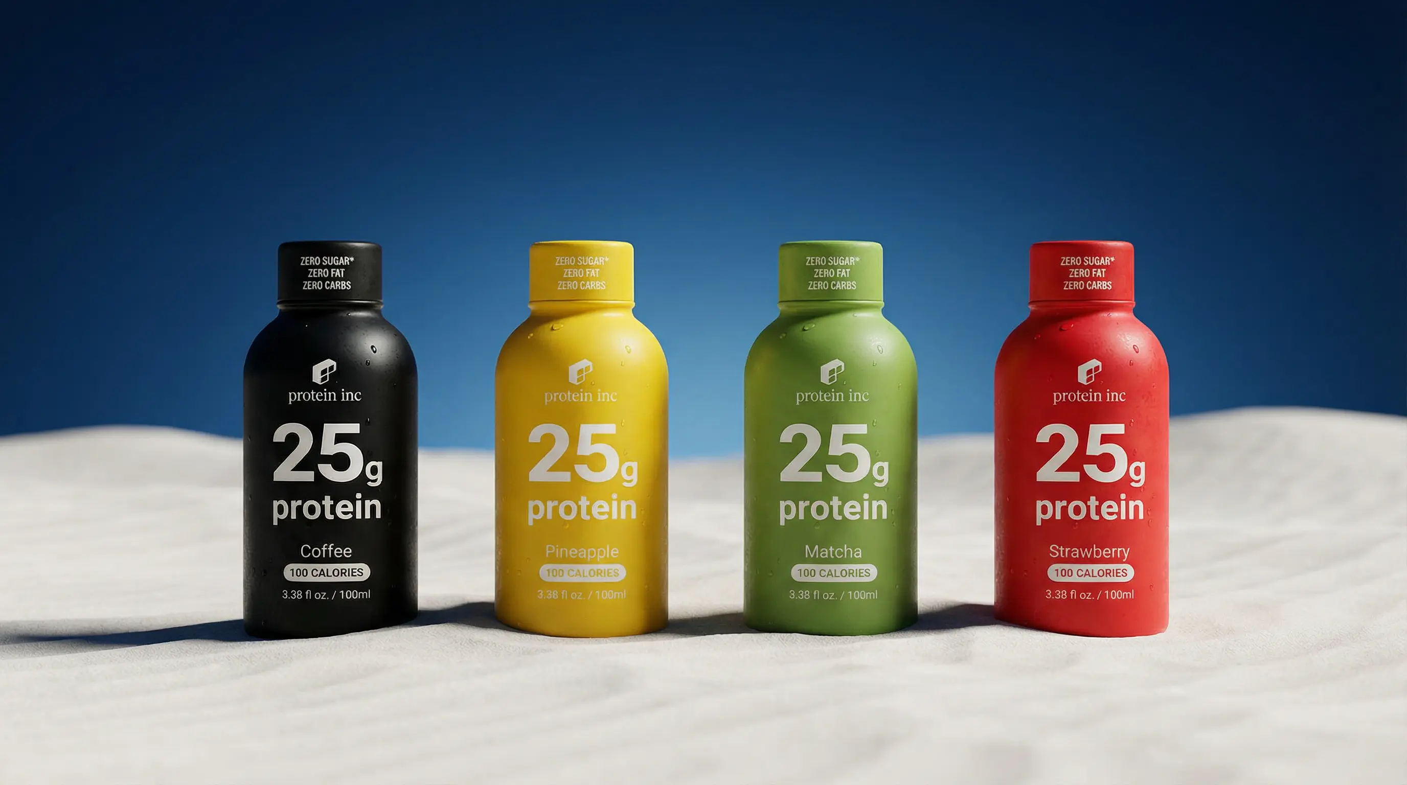 Protein Inc. protein shots - All four flavors